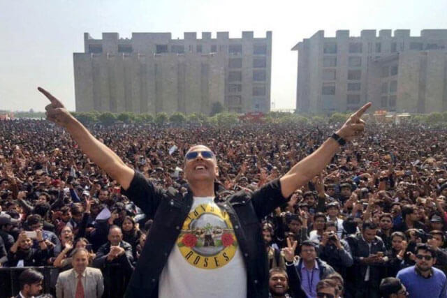 Akshay Kumar visit in Galgotias University